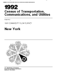 Commodity Flow Survey (CFS) 1993: New York