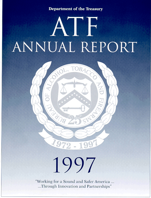 Cover - 1997 ATF Annual Report