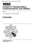 Commodity Flow Survey (CFS) 1993: Colorado