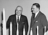 Truman Receives Rocket Models