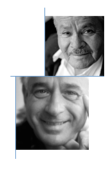 Photographs of Two Men's Faces