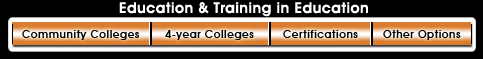 Education and Training in Education