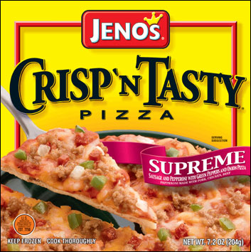 Label, Crisp 'n Tasty Pizza, Supreme