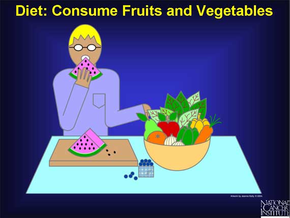 Diet: Consume Fruits and Vegetables