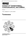 Commodity Flow Survey (CFS) 1993: Tennessee