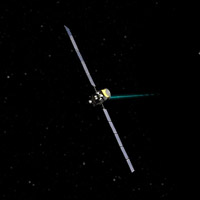 Artist's concept of Dawn spacecraft.