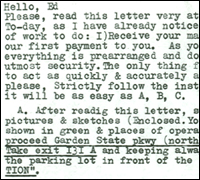 A letter sent by the Soviets to Lindberg in October 1977.