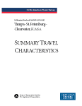 American Travel Survey (ATS) 1995 - Metropolitan Area Summary Travel Characteristics: Tampa-St. Petersburg-Clearwater, Florida MSA