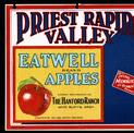 82749-3cn  Eatwell Apples Box Label, White Bluffs, 1935