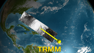 TRMM observes Hurricane Bonnie using the Visible and Infrared Sensor (VIRS)