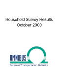 Omnibus Survey, Household Survey Results - October 2000