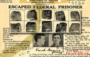 Photograph of Escaped Federal Prisoner Identification Card