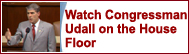 Link to Congressman Udall's Floor Speeches