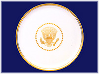 Center of Eisenhower Administration plate