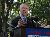 Reid Joins Citizens Affected By Bush-McCain Policies