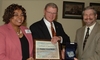 Sen. Inhofe receiving the Congressional Partner in Conservation Award presented by United States Fish and Wildlife Service Director H. Dale Hall and Mamie Hall, Assistant Director for Fisheries and Habitat Conservation