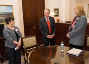 Reid Meets with New Dean of UNLV School of Dental Medicine