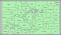 Mapa de condados declarados del emergencias 3224