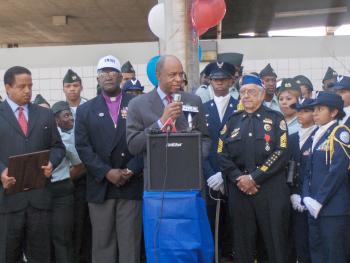 November 12, 2007 -- Congressman Jefferson honors Veterans  