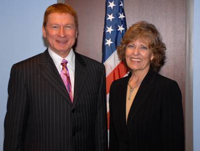 Chairman Fryzel and NASCUS President Mary Martha Fortney