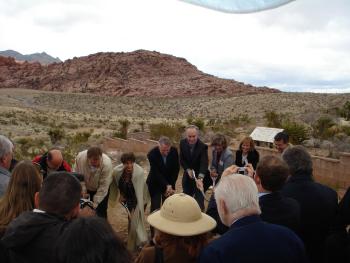 Groundbreaking for new visitor center at Red Rock Canyon National Conservation Area 