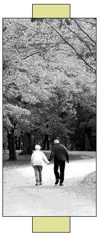 Elder couple walking in a Park. Courtesy of U.S. Administration on Aging.