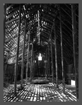 Interior of Ritter Ranch barn