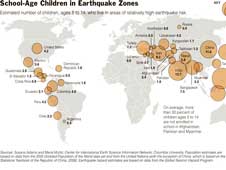 This information aided media after the Sichuan quake by providing this population map that shows the number of children across the globe who are exposed to earthquake hotspots.  This is a tool officials can also use in disaster planning.