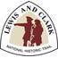 Logo for certified sites along the Lewis and Clark Trail shows a silhouette of the two explorers.