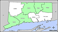Map of Declared Counties for Emergency 3266