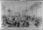 Cartoon of woman's rights convention, June 11, 1859
