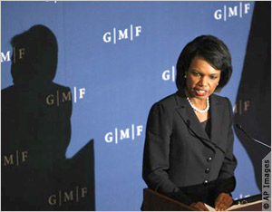 Condoleezza Rice le 28 septembre 2008.