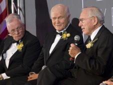 Neil Armstrong, John Glenn, and Jim Lovell