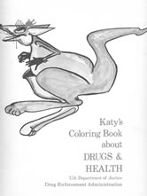 photo of Katy's coloring book