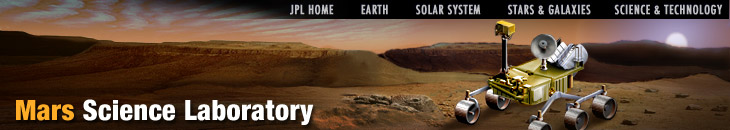 Mars Science Laboratory Banner