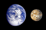 Planeta Tierra y Marte
