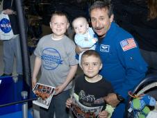 Astronaut Charles Camarda and future astronauts