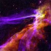 Portion of the Cygnus Loop supernova remnant
