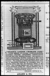 Chilson's London "World's Fair" prize medal furnaces, cookingranges,  mantels, grates