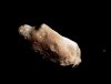 Asteroid 243 Ida and its newly discovered moon transmitted from NASA's Galileo 
