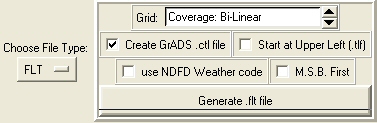 Figure 20: Select Create GrADS .ctl file