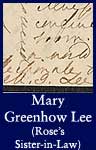 Mary Greenhow Lee (Rose's Sister-in-Law) (ARC ID 1634068)