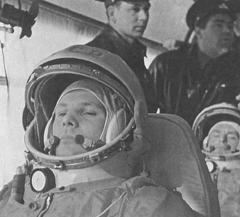 Gagarin before flight