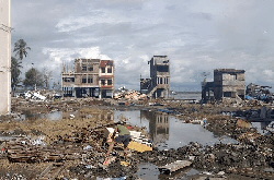 Debris Litter the city of Meulaboh