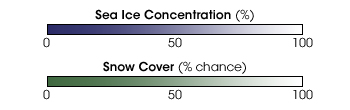 Snow Cover and Ice Depth color palette