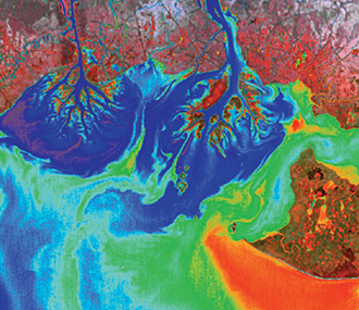 ER-2 image of Atchafalya Bay, Louisiana