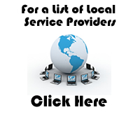 For a List of Local Service Providers - Click Here