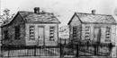 Sketch of the Lincoln School and the Watkins's home