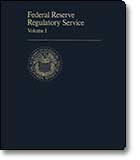 Federal Reserve Regulatory Service Volume 1 binder cover
