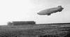 A K-type blimp landing at Lakehurst Naval Air Station, New Jersey